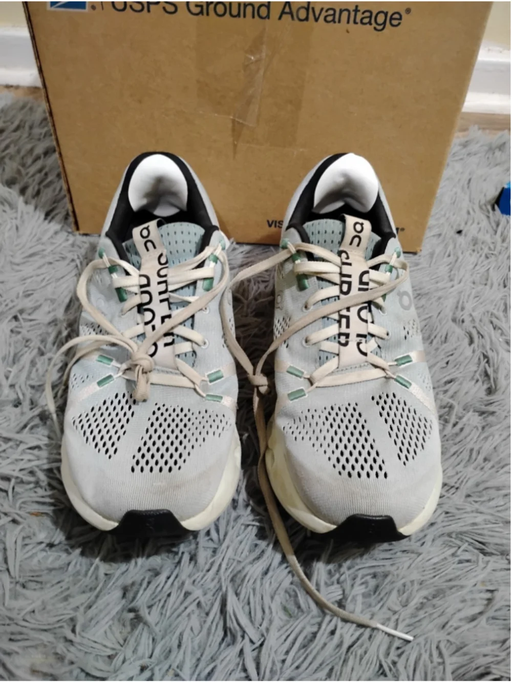 On Cloudsurfer Women's Size 10 Mineral Aloe Athletic Running Shoes 3WD10442078
